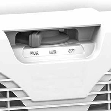 Comfort Zone 9" White Twin Window Fan CZ319WT